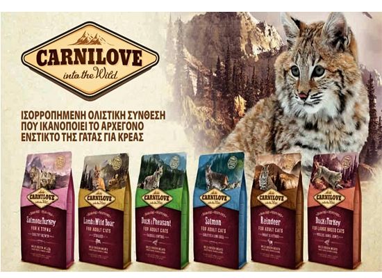 Carnilove Cat Grain Free - Duck & Pheasant Hairball Control