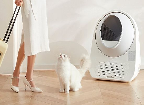 Έξυπνη Αυτοκαθαριζόμενη Τουαλέτα Γάτας Pro-X Luxury Version 