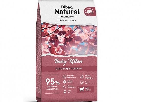 NATURAL MOMENTS Kitten Chicken & Turkey Hairball control
