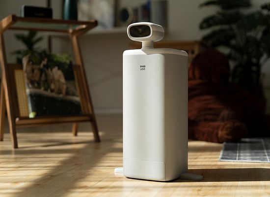 Έξυπνη Ταΐστρα με κάμερα 360 HD O Sitter Wi-Fi (Λευκό)