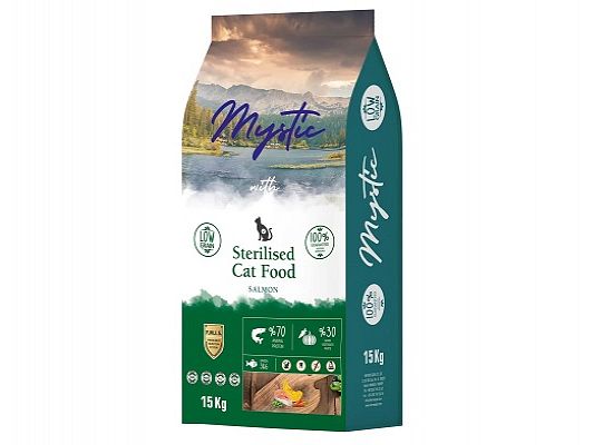 Low Grain Ξηρά Τροφή για Στειρωμένες Γάτες με Σολομό