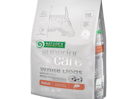 SUPERIOR CARE WHITE DOGS GRAIN FREE ADULT SALMON