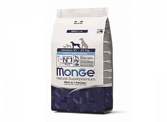 Daily Line Puppy & Junior Medium Chicken 12kg 