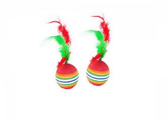 Set Μπαλάκια Rainbow με Φτερά (2 Τεμ)
