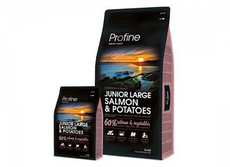 Junior Large breed. Salmon & potatoes